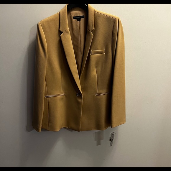 Tan Blazer Jacket - Picture 1 of 7